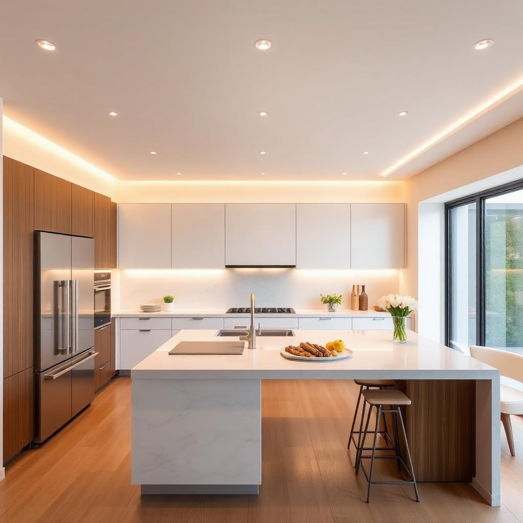 Contemporary residential interior delivered to completion